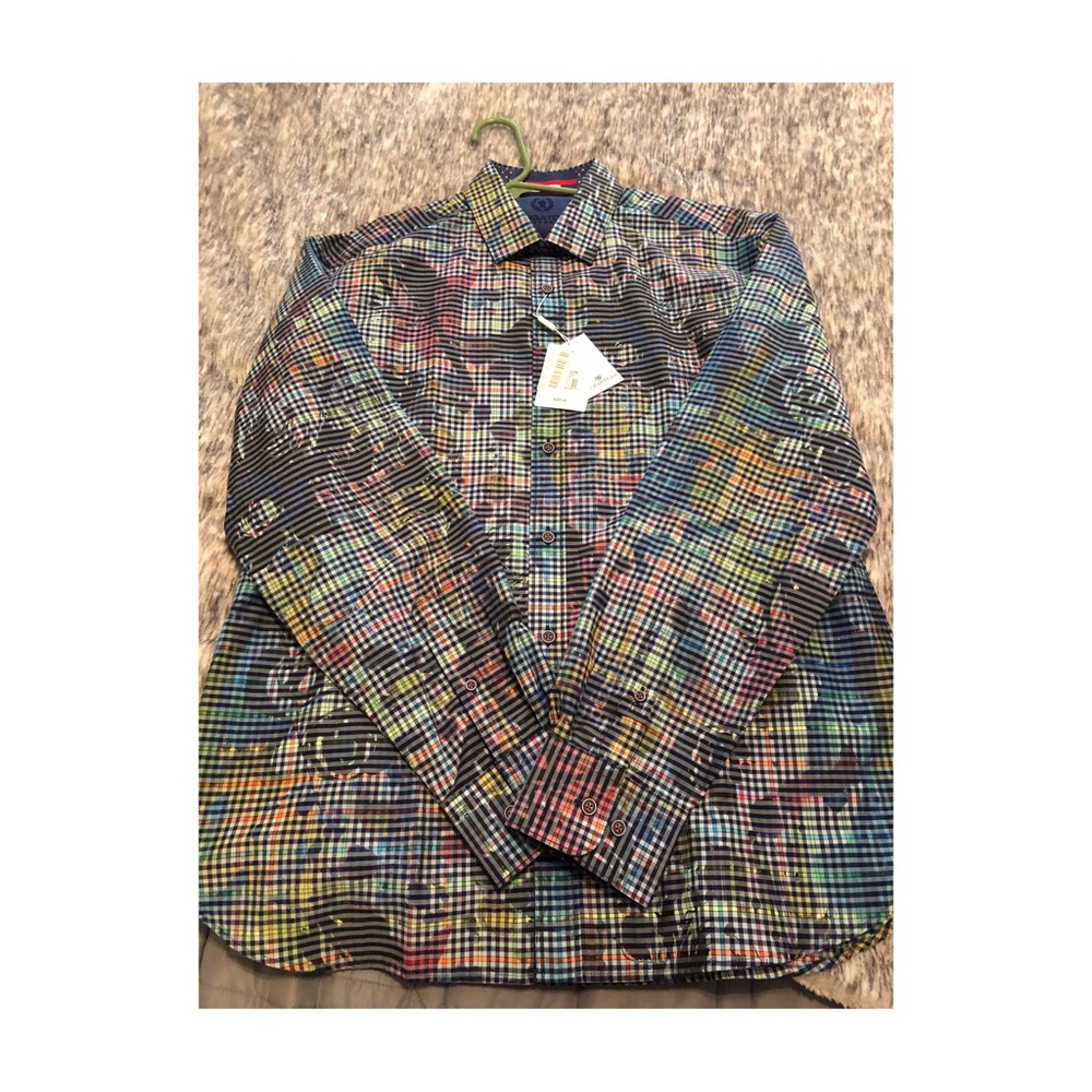 New Bugatchi shaped fit dress shirt (L)